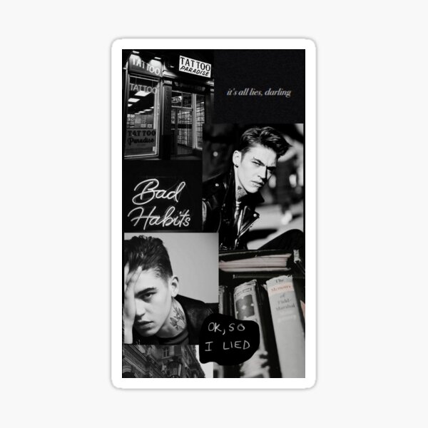 Hardin Scott / Hero Fiennes-Tiffin Bad Habits / After Pegatina