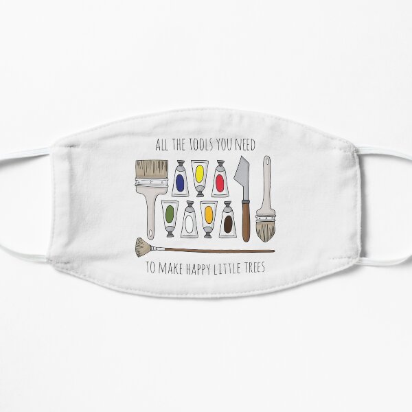 All The Tools You Need To Make Happy Little Trees Flat Mask