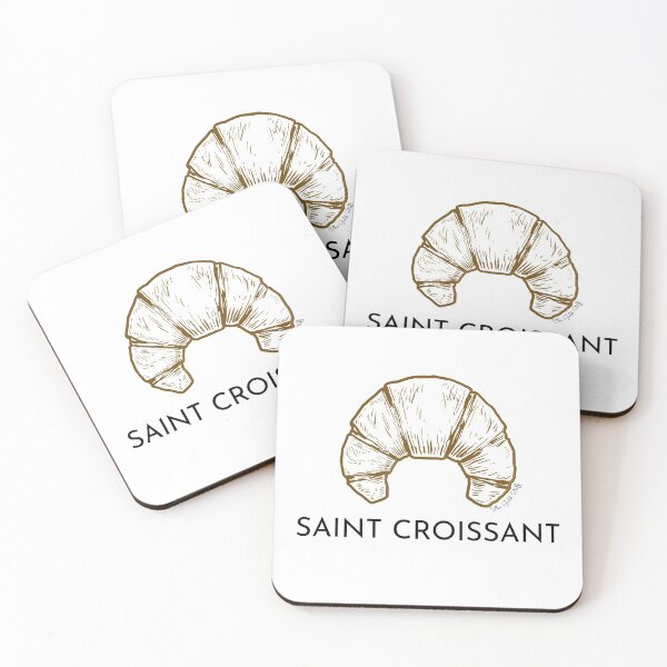 Item preview, Saint Croissant (v1) x Designer Foodie Puns designed and sold by GoldenStef.