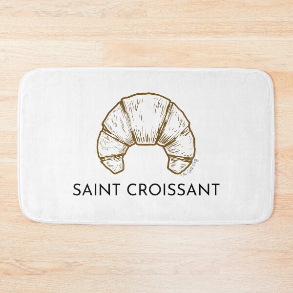 Item preview, Saint Croissant (v1) x Designer Foodie Puns designed and sold by GoldenStef.