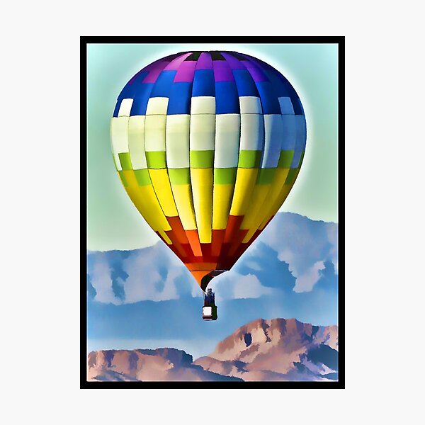 Item preview, Balloon Over The Desert designed and sold by Rebecca McGuire.