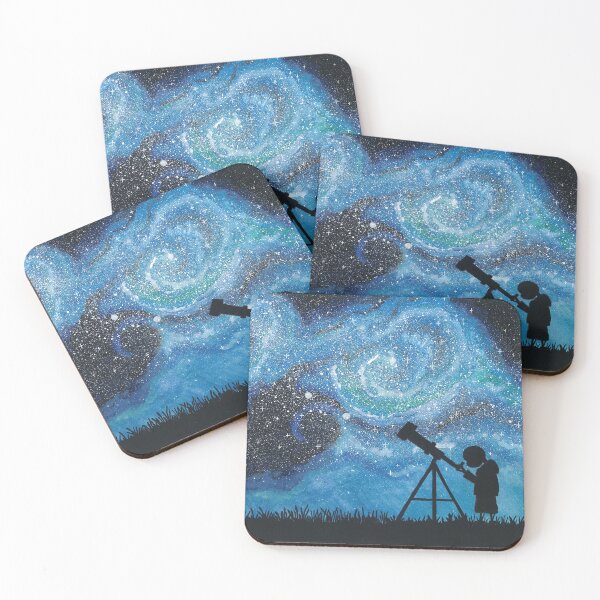 Item preview, Observing the Universe ~ Watercolor Painting designed and sold by aurin.