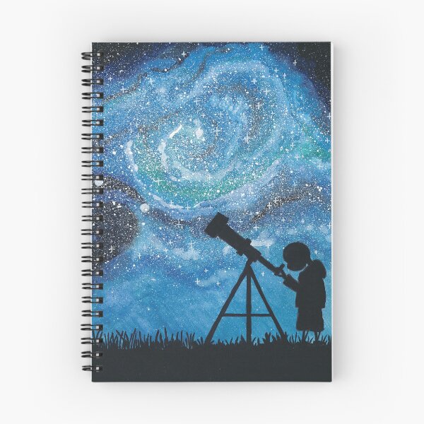Item preview, Observing the Universe ~ Watercolor Painting designed and sold by aurin.