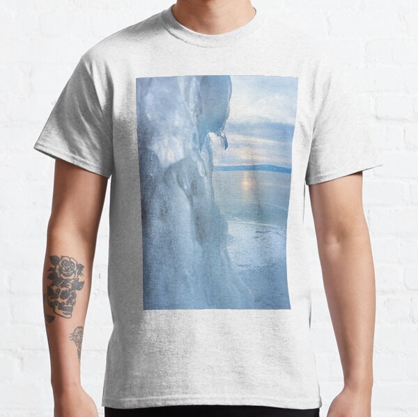 Ice cliff of Lake Baikal Classic T-Shirt