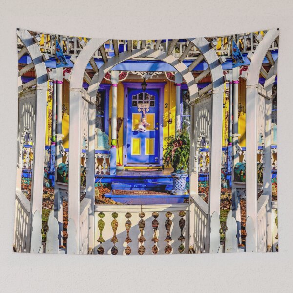 Item preview, Yellow Door Victorian Gingerbread Cottage designed and sold by Robert Alsop.