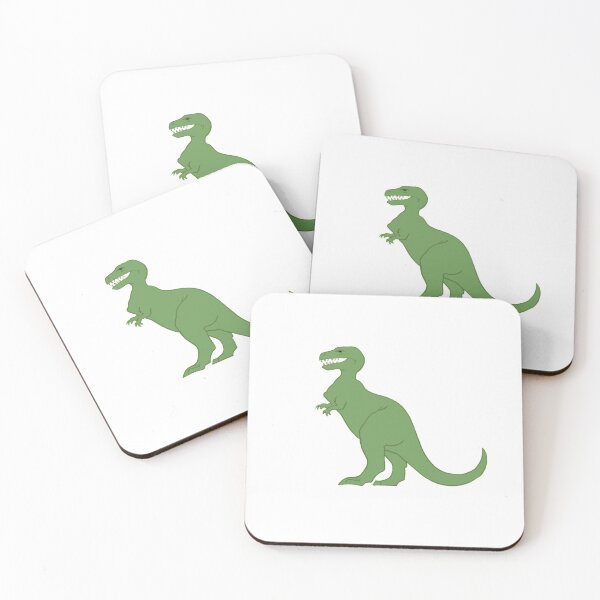 Item preview, T-Rex dinosaur green  designed and sold by MollyJaneArt.