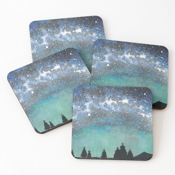 Item preview, Night Sky I ~ Watercolor space painting designed and sold by aurin.