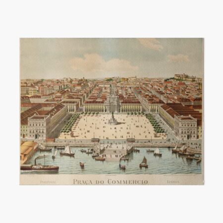 Artikel-Vorschau von Vintage Karte von Lissabon Portugal (1860), designt und verkauft von BravuraMedia.
