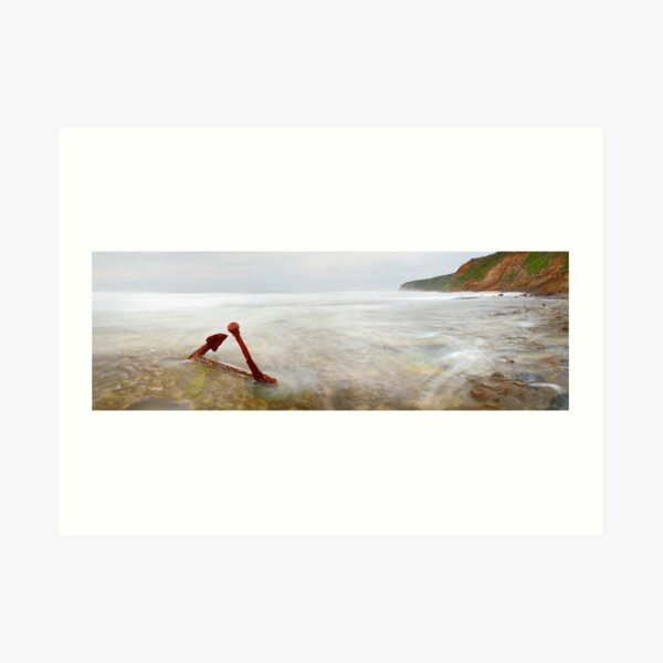 Marie Gabrielle Anchor, Shipwreck Coast, Victoria, Australia Art Print