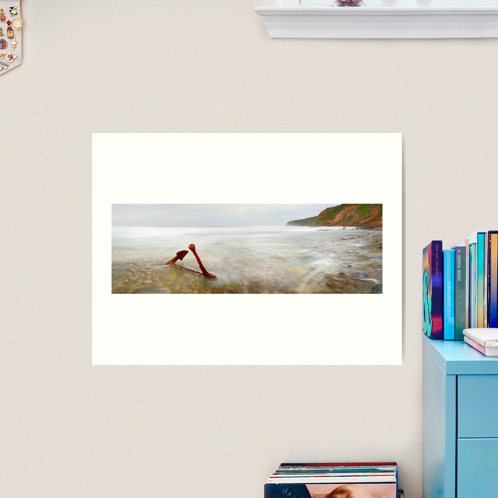 Marie Gabrielle Anchor, Shipwreck Coast, Victoria, Australia Art Print