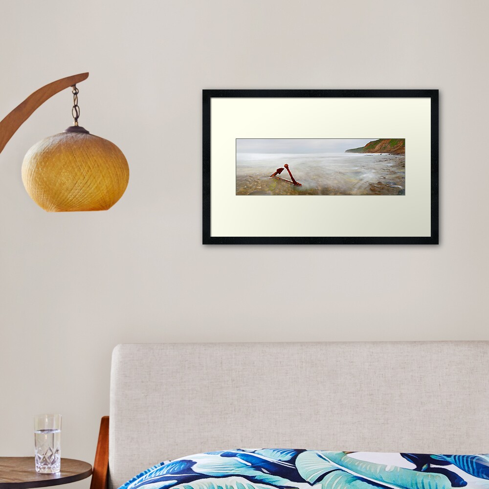 Marie Gabrielle Anchor, Shipwreck Coast, Victoria, Australia Framed Art Print