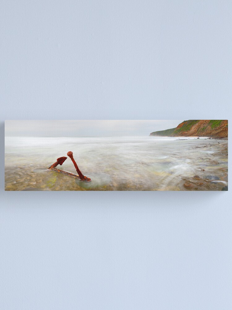 Alternate view of Marie Gabrielle Anchor, Shipwreck Coast, Victoria, Australia Canvas Print
