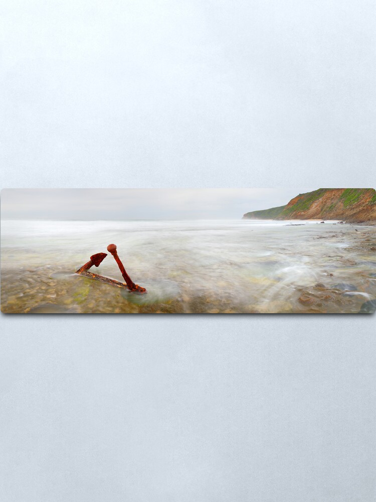 Alternate view of Marie Gabrielle Anchor, Shipwreck Coast, Victoria, Australia Metal Print
