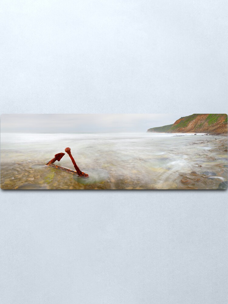 Alternate view of Marie Gabrielle Anchor, Shipwreck Coast, Victoria, Australia Metal Print
