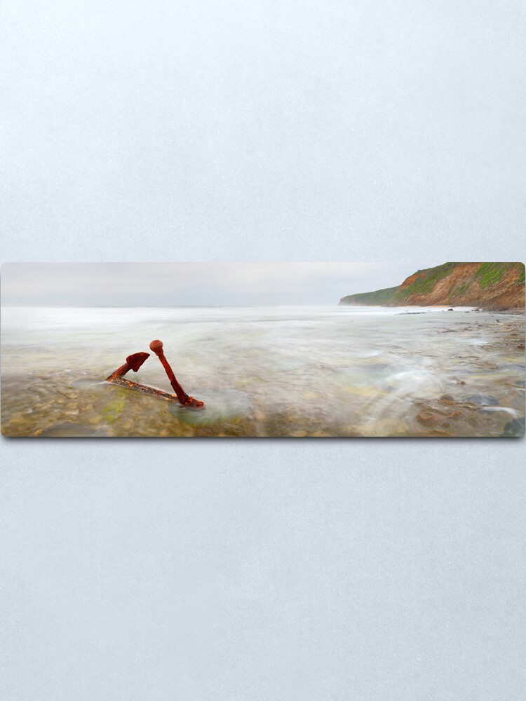 Alternate view of Marie Gabrielle Anchor, Shipwreck Coast, Victoria, Australia Metal Print