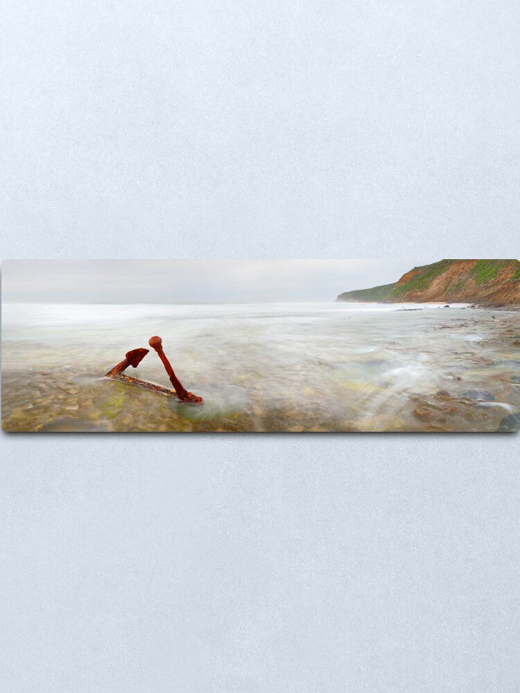 Alternate view of Marie Gabrielle Anchor, Shipwreck Coast, Victoria, Australia Metal Print