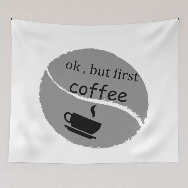 Item preview, ok,but first coffee  designed and sold by bkjournaly2020.