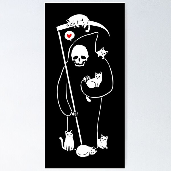 Grim Reaper Heart Wall Art for Sale