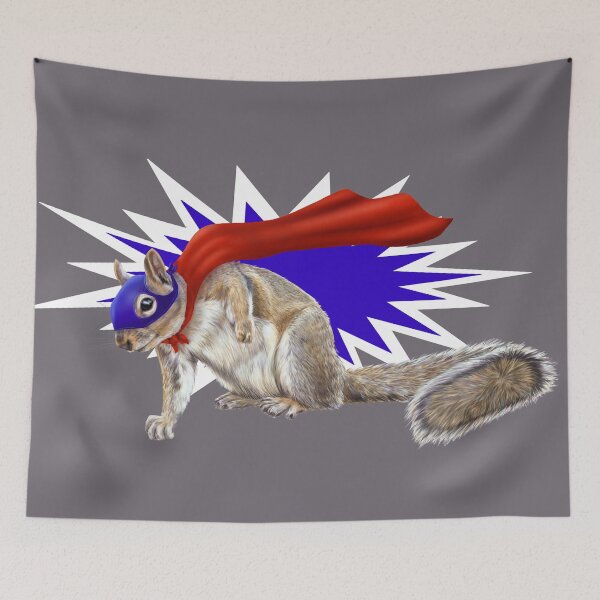 Item preview, Super Hero Squirrel designed and sold by Mehu.