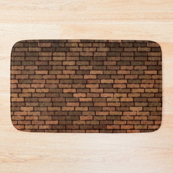 Item preview, Distressed dark brick wall designed and sold by Sybille-Yates.