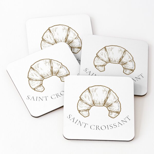 Item preview, Saint Croissant (v2) x Designer Foodie Puns designed and sold by GoldenStef.