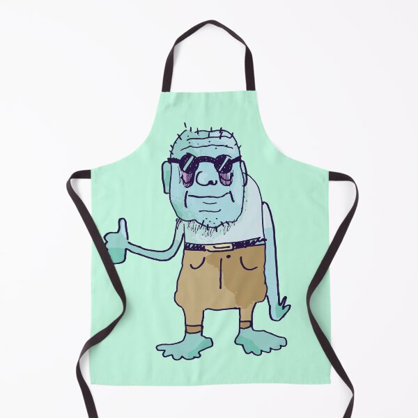 Item preview, Grampa Rawhide Funny Hand Drawn Monster Doodle designed and sold by PastelPickles.