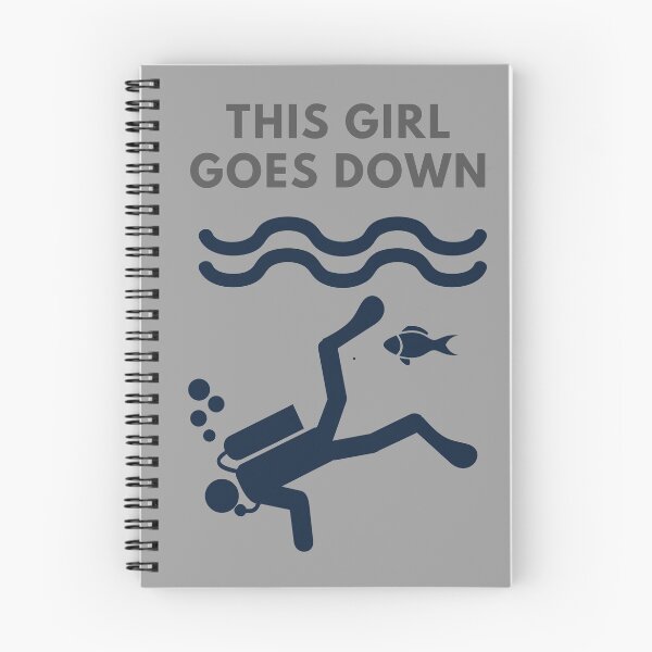Item preview, Scuba Diver Girl - This Girl Goes Down designed and sold by m95sim.