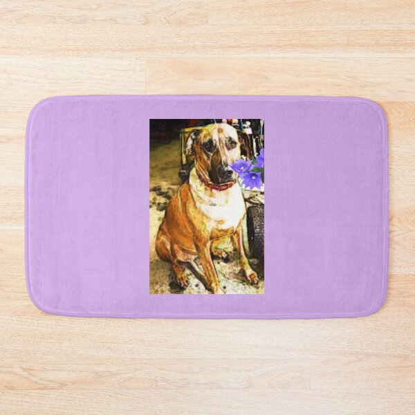 Item preview, Barn dog floral designed and sold by Aquila Light Pictures.