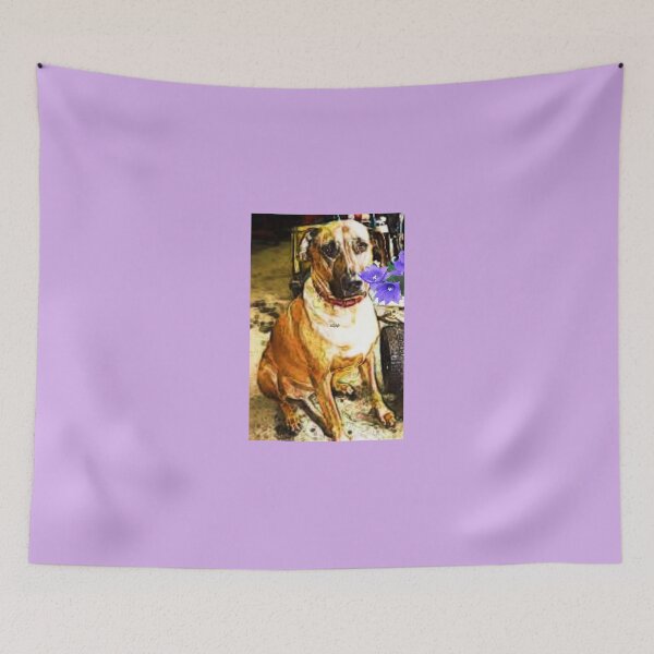 Item preview, Barn dog floral designed and sold by Aquila Light Pictures.
