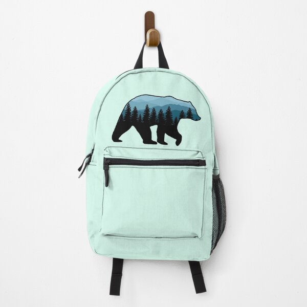 Item preview, Teal Bear in the forest designed and sold by colleenm2.