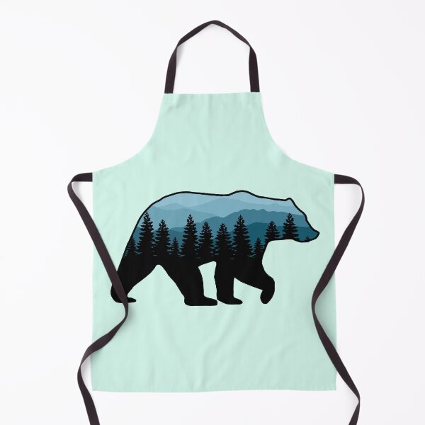 Item preview, Teal Bear in the forest designed and sold by colleenm2.