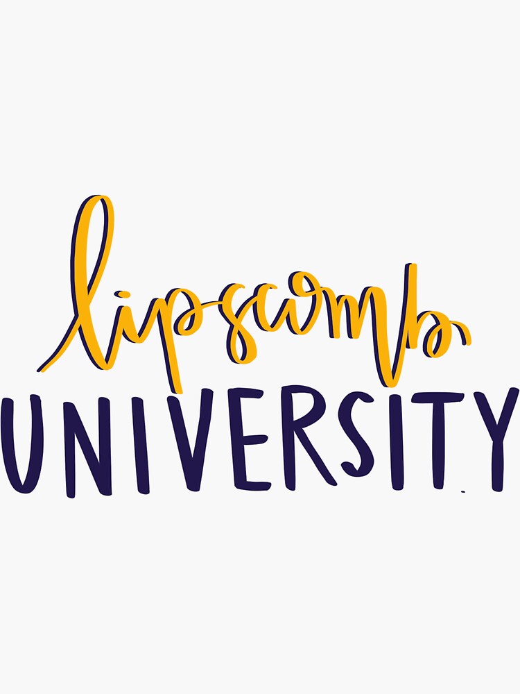 University " Sticker for Sale by Alliawhitley3 Redbubble