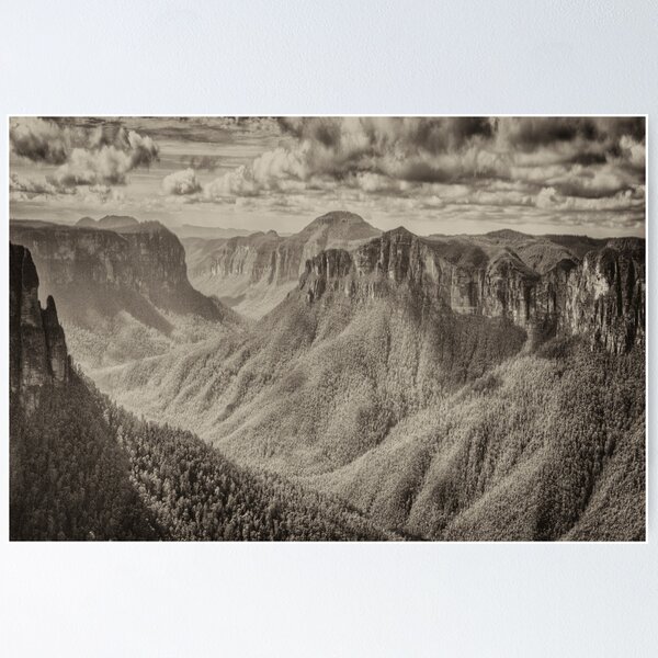 Item preview, Govetts Leap - A Study in Black &White - Blackheath NSW - The HDR Experience designed and sold by Salieri1627.