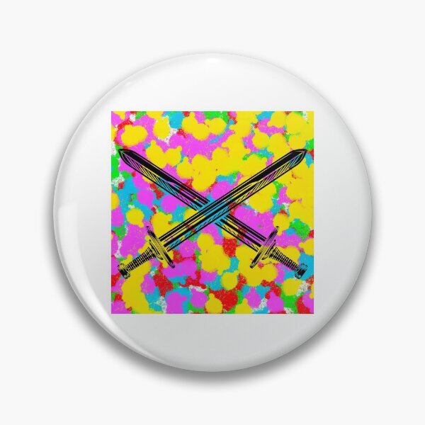 Item preview, Swords Pop Colour/Color Tie Dye Background Funky Cool designed and sold by IBMClothing.