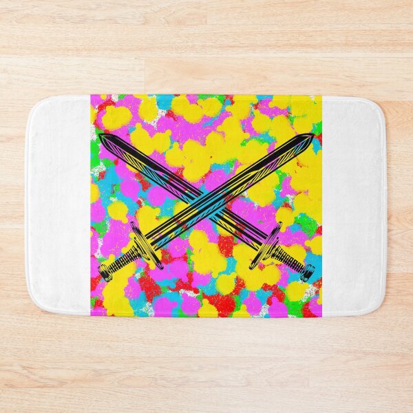 Item preview, Swords Pop Colour/Color Tie Dye Background Funky Cool designed and sold by IBMClothing.