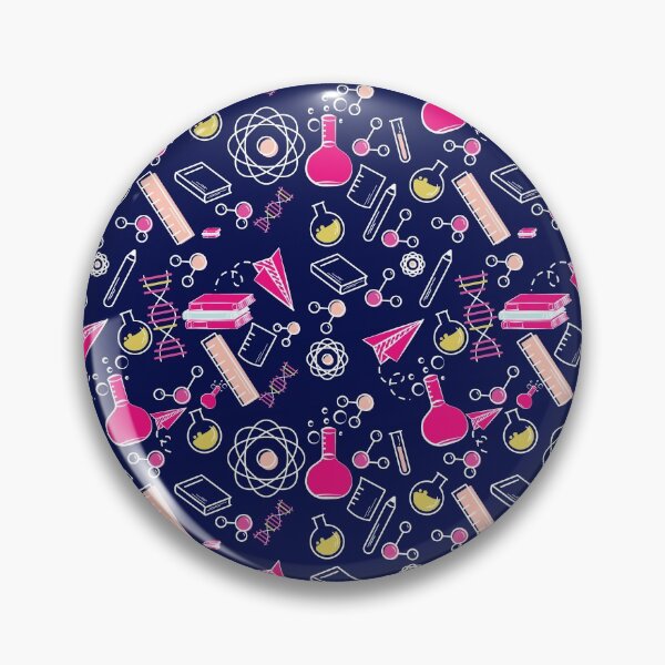 Aperçu de l'œuvre girly science Masque de professeur de science rose créée et vendue par CodingForTech.