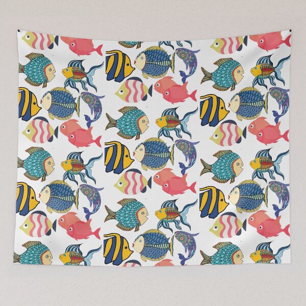 Artikelvorschau, Fischkunst entworfen und verkauft von Laurelbdesigns.