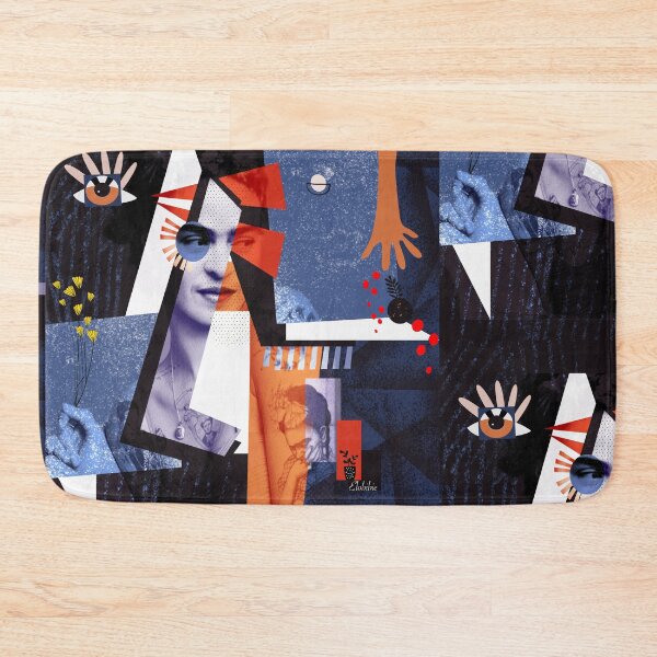 Item preview,  photo and Painting with the colors red orange blue. designed and sold by Elobibie.