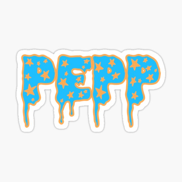 Vista previa del artículo con la obra «Pegatina Pepperdine Drippy», diseñado y vendido por mayafoleyy.