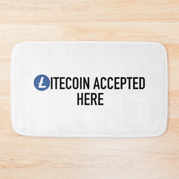 Item preview, Litecoin Accepted Accepted - Crypto Currency Traders designed and sold by JukeLox.