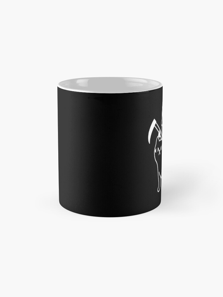 Alternate view of Death Rides A Black Cat Mug