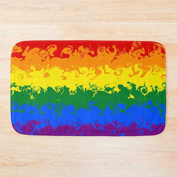 Item preview, Rainbow Pride Swirl Flag designed and sold by AceLlama.