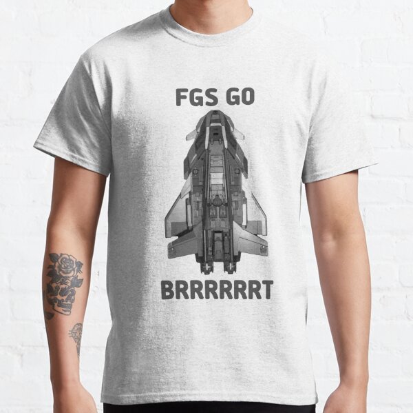 Federal Gunship (FGS) from Elite Dangerous. FGS GO BRRRRRRT. Classic T-Shirt