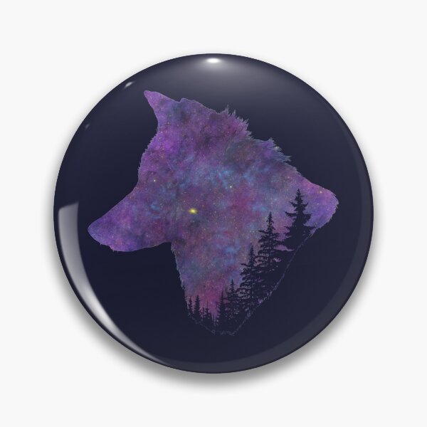 Item preview, Galaxy Wolf - Dark Blue designed and sold by Matsurique.