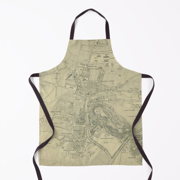 Item preview, Vintage Map of Ljubljana Slovenia (1860) designed and sold by BravuraMedia.