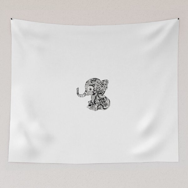 Item preview, Baby mandala elephant designed and sold by Mspizzirri.