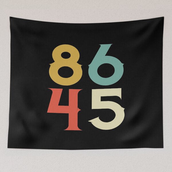Item preview, 86 45 2020 Anti Trump, Remove Trump designed and sold by MagicBoutique.