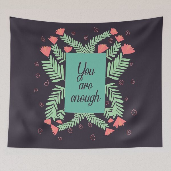 Item preview, You are enough typography designed and sold by JokeGysen.