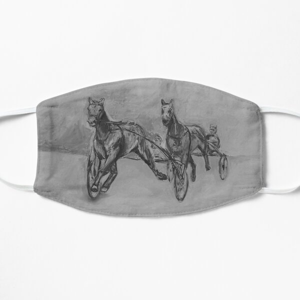 Trotting Derby in gray Mask