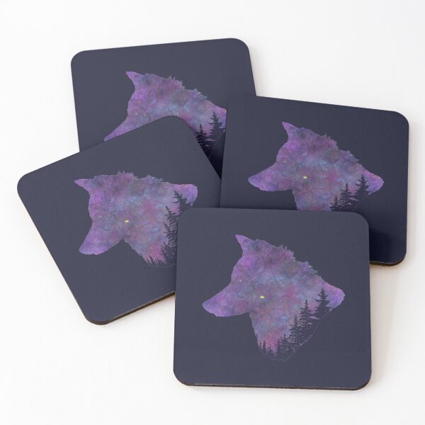 Item preview, Galaxy Wolf - Dark Blue designed and sold by Matsurique.